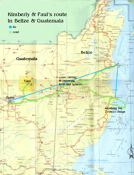 annotated map